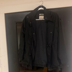 A New Day Black Raincoat